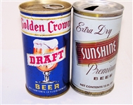  2 Tab Tops for one Price, Golden Crown Draft & Sunshine, Vol II 70-07,129-22