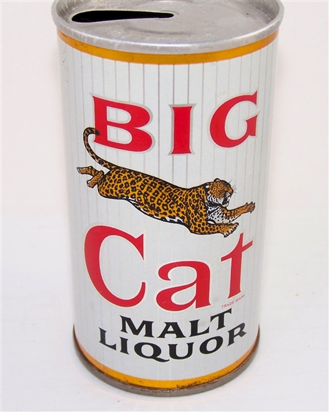  Big Cat Malt Liquor Early Ring Pull (Newark, NJ) Vol II 39-31