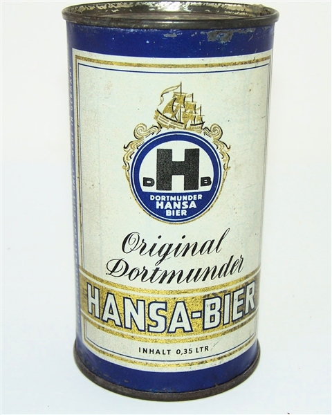  Dortmunder Hansa Bier Flat Top (Germany. N.L