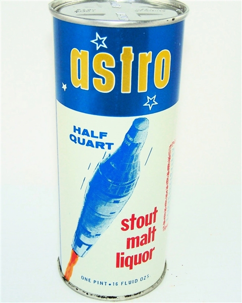  Astro Stout Malt Liquor 16 Ounce Flat Top, 224-15 SWEET!