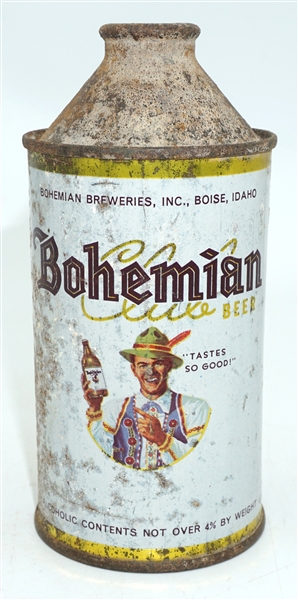  Bohemian Club Beer cone top 