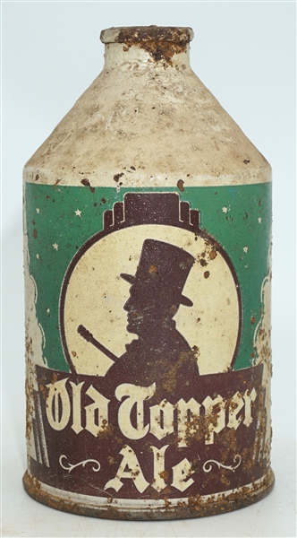  Old Topper Ale crowntainer - 197-33 - no IRTP - white crown top 