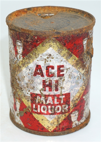  Ace Hi Malt Liquor flat top - 8 ounce 