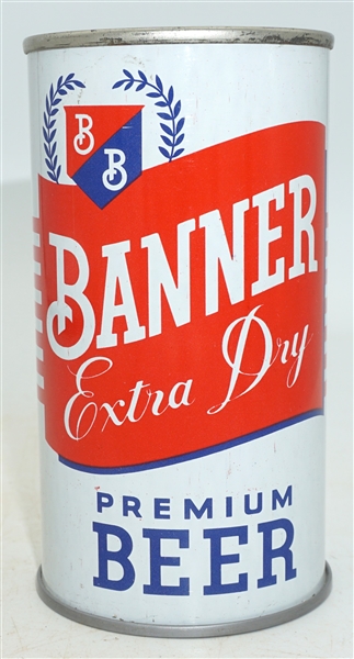  Banner Extra Dry Premium Beer flat top 