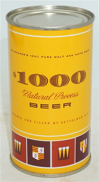  $1000 Natural Process Beer flat top - 109-15