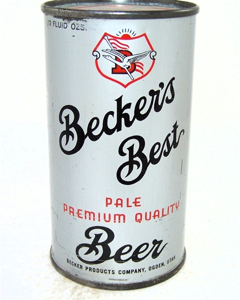  Beckers Best Beer Opening Instruction Flat Top, USBC-OI 96