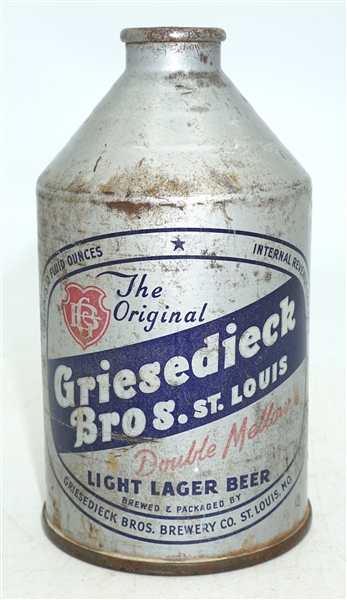  Griesedieck Bros Light Lager Beer crowntainer - 195-4