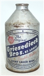  Griesedieck Bros Light Lager Beer crowntainer - 195-4