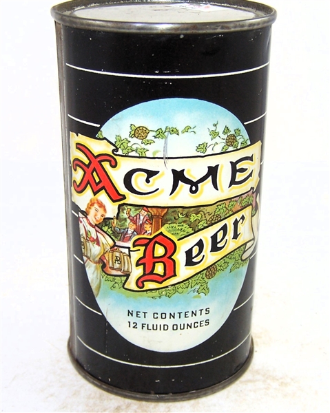  Acme Beer IRTP Flat Top, (Los Angeles) A & B In Red, 28-24