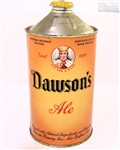  Dawsons Ale Quart Cone Top With Original Crown, 206-13