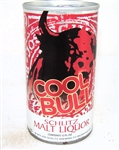  Schlitz Malt Liquor Cool Bull Foil Label Tab Top Test Can, Vol II Not Listed