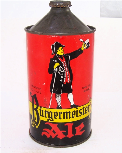  Burgermeister Ale Quart Cone Top, 204-16