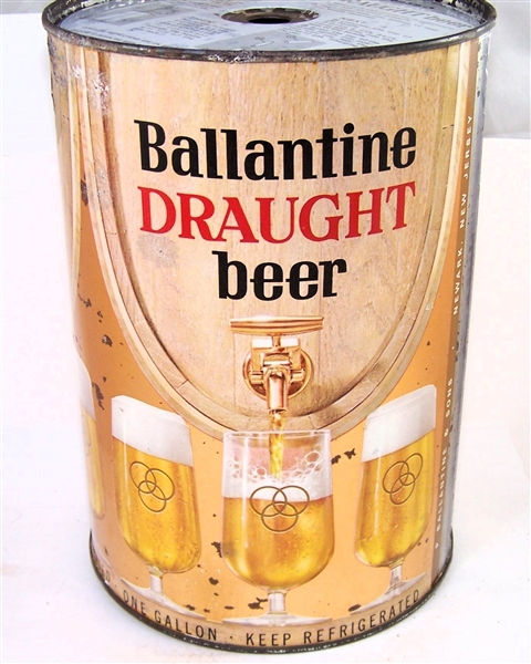  Ballantine Draught Beer Gallon Can, (Metallic) 244-02