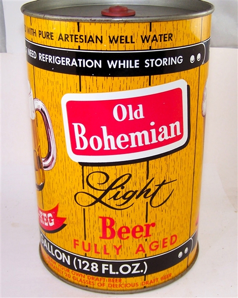  Old Bohemian Light Beer Gallon Can, 246-02