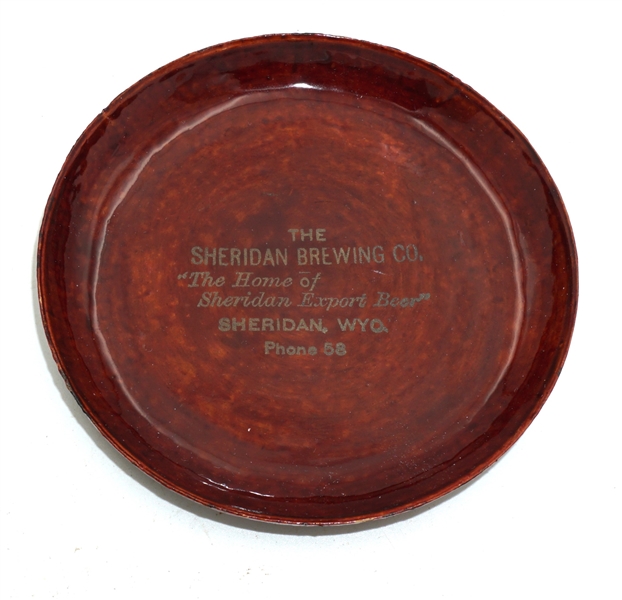  Sheridan Brewing Company pre prohibition Tip Tray Rare 5 known