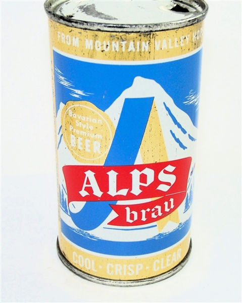  Alps Brau Beer Flat Top (Gold Trim) 30-09