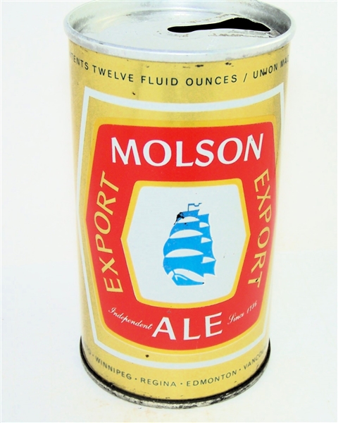  Molson Ale Zip Top, Canada