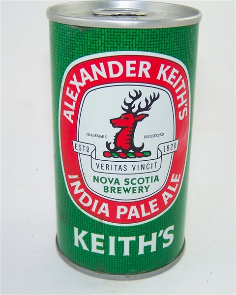  Alexander Keiths India Pale Ale B.O Tab Top, Canada