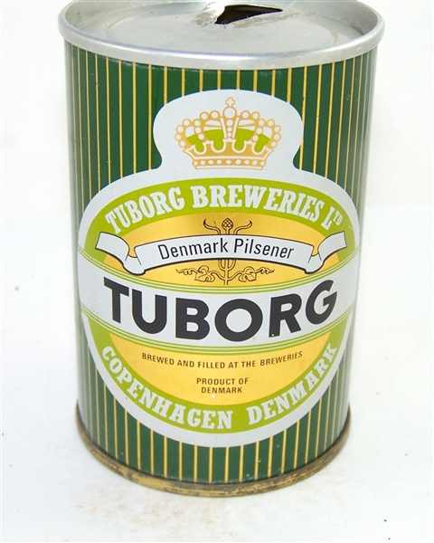  Tuborg Lager 9.5 Ounce Tab Top, Denmark