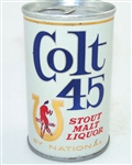  Colt 45 Stout Malt Liquor 8 Ounce Tall B.O Tab Top, Vol II Like 28-06