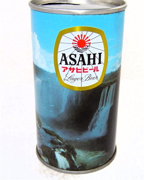  Asahi Lager Tab Top, Waterfalls in the forest, Japan