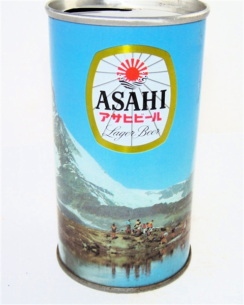  Asahi Lager Mountain Scene Tab Top, Japan