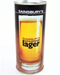  Sainsburys Extra Strength Lager 15.5 Ounce Tab Top, Great Britain