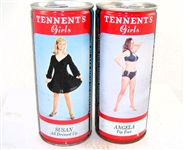  Two Tennent Lager 15.5 Ounce B.O Tab Tops one Price