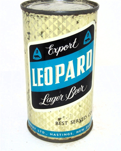  Leopard Lager Export Beer Flat Top, New Zealand