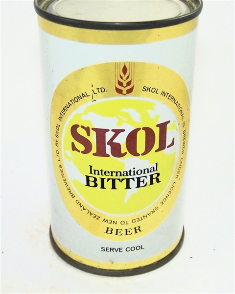  Skol International Bitter Beer Flat Top, New Zealand