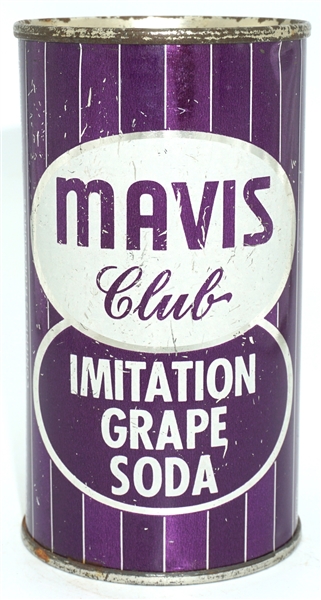  Mavis Club Imitation Grape Soda flat top - pre-zip