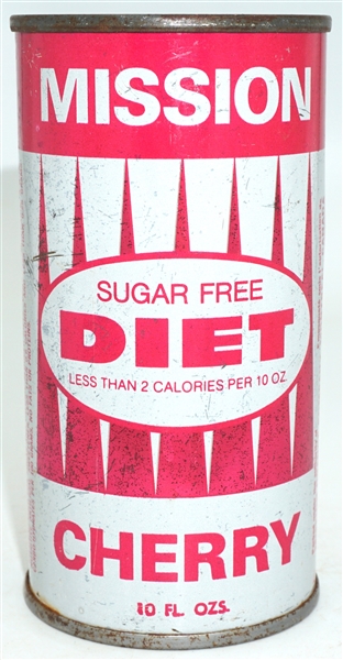  Mission Diet Cherry 10-ounce flat top from Canada 