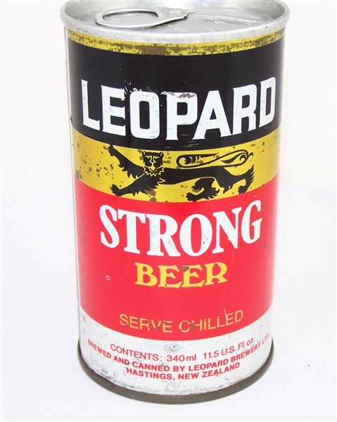  Leopard Strong Beer B.O Tab Top.