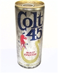  Colt 45 Malt Liquor 16 Ounce Tab Top Test can, Metallic Silver Vol II N.L