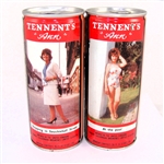  2 Tennents Sweet Stout "Ann" B.O 15.5 OZ Tab Tops one price.