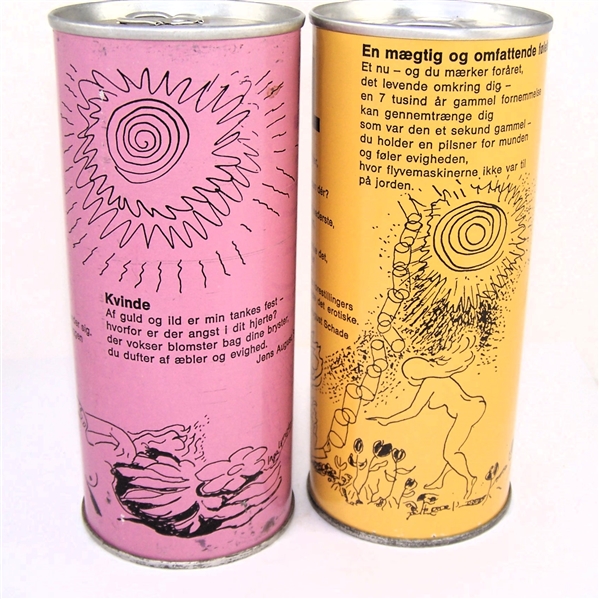  2 Lys OL Pilsener Air-Sealed 16 Ounce Tab Top Cans
