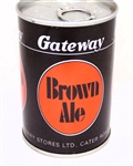  Gateway Brown Ale B.O 9 2/3 Ounce Tab Top.
