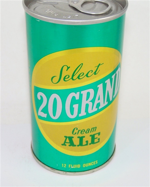  20 Grand Select Cream Ale Tab Top, Chicago Vol II Not Listed