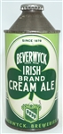  Beverwyck Irish Brand Cream Ale cone top with cap - 152-6