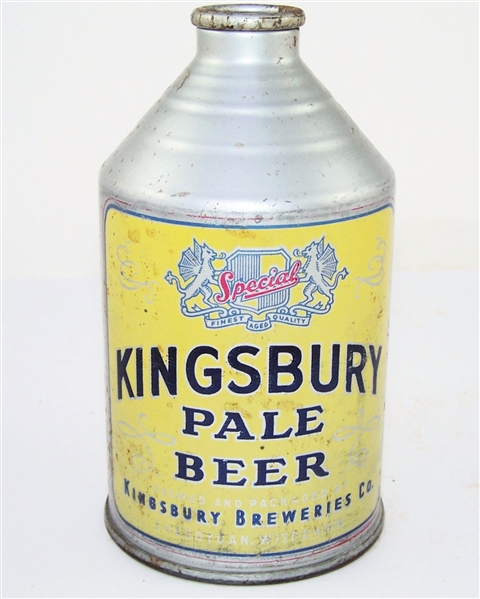  Kingsbury Pale IRTP Crowntainer, DCNMT 4% Not Listed