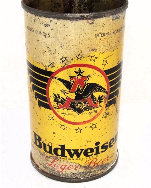  Budweiser Lager Metallic (Open Stars) Opening Instruction Flat Top, USBC-OI 146