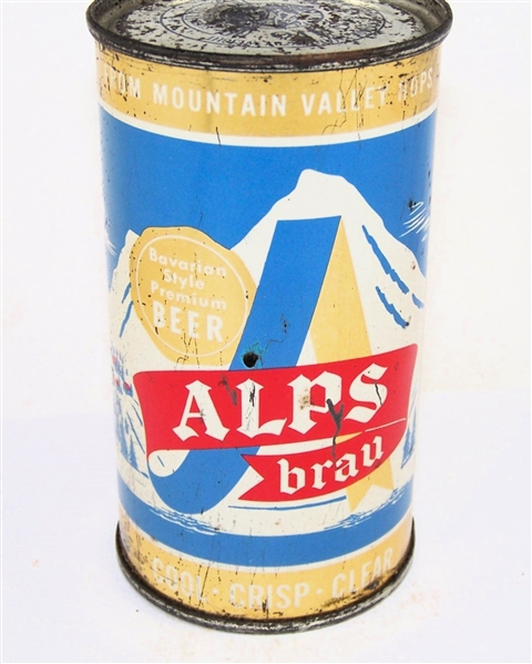  Alps Brau Beer Flat Top (Gold Trim) 30-09