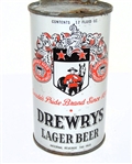  Drewrys Lager Beer Opening Instruction Flat Top, USBC-OI 201