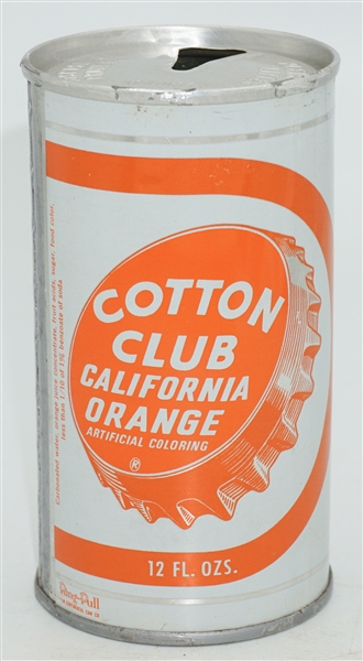  Cotton Club California Orange Zip Code Tab Top