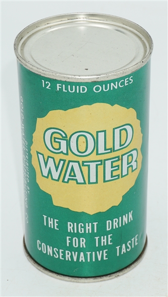  Gold Water Pre-Zip Code Flat Top