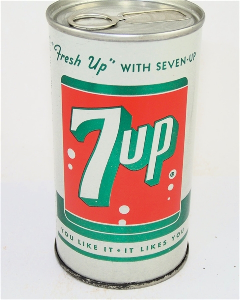  7-UP Pre Zip Code Juice Tab, Anchorage, Alaska. CLEAN! 