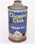  Cliquot Club Ginger Ale Low Pro Cone Top, Tough!