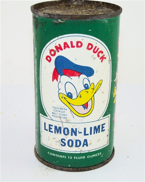  Donald Duck Lemon-Lime Pre Zip Code Flat Top