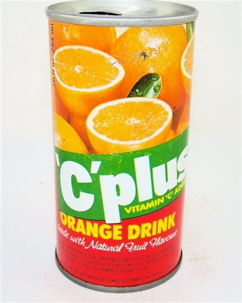  C-Plus 10 Ounce Orange Drink Tab Top, Canada