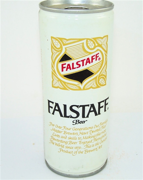  Falstaff 16 Ounce Crimped Steel Tab Top, Cranston, RI Vol II N.L